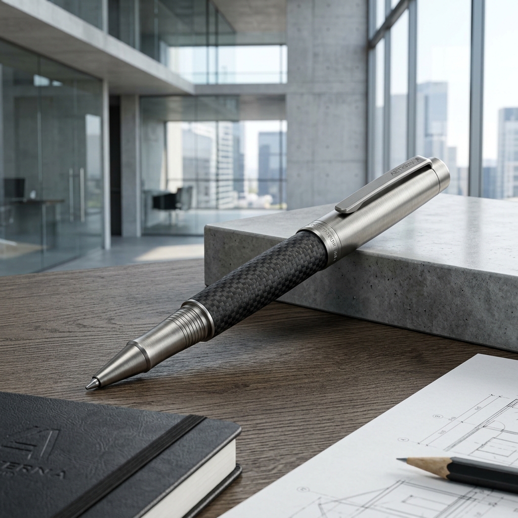 Penlisse Élysée Aerospace Carbon & Titanium Rollerball