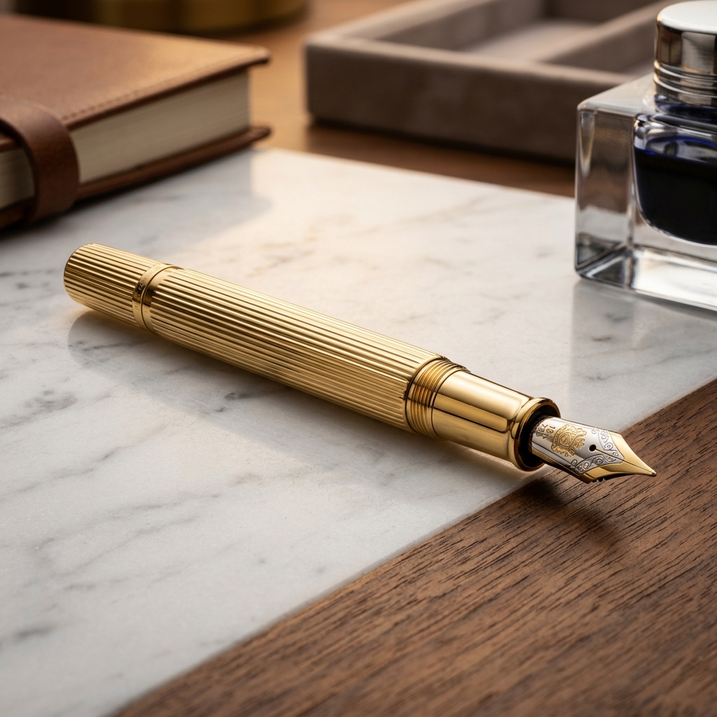 Penlisse Sovereign Masterpiece 18K Gold Fountain Pen